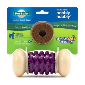 Busy Buddy Nubbly Nubbly Dog Toy for Strong Chewer Dogs