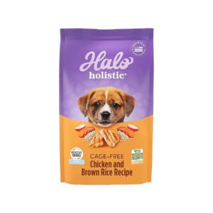 Cage-Free Chicken and Brown Rice Dry Puppy Food for Complete Digestive Health