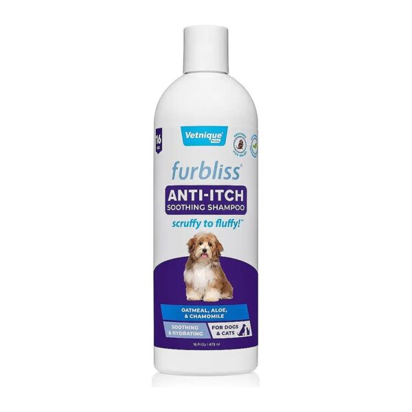 Calm and Soothe Itchy Skin with Anti-Itch Dog Shampoo for Pet Grooming and Skin Care