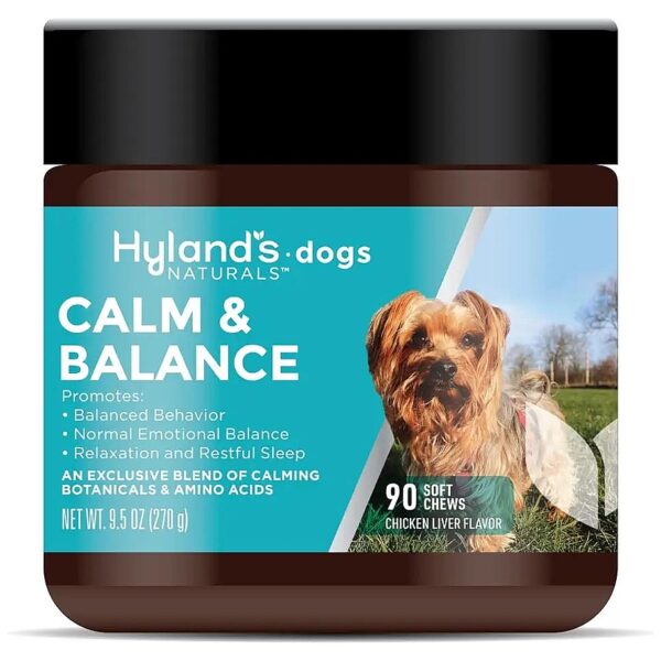 Calming Botanicals and Amino Acids for Restful Sleep in Dogs Chicken Liver Flavor