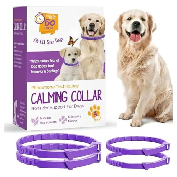 Calming Pheromone Collar for Dog Anxiety and Stress Relief