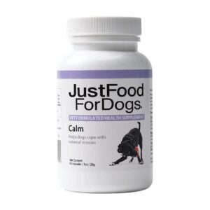 Calming Supplement for Dogs with Anxiety Stress Travel Thunderstorms Fireworks