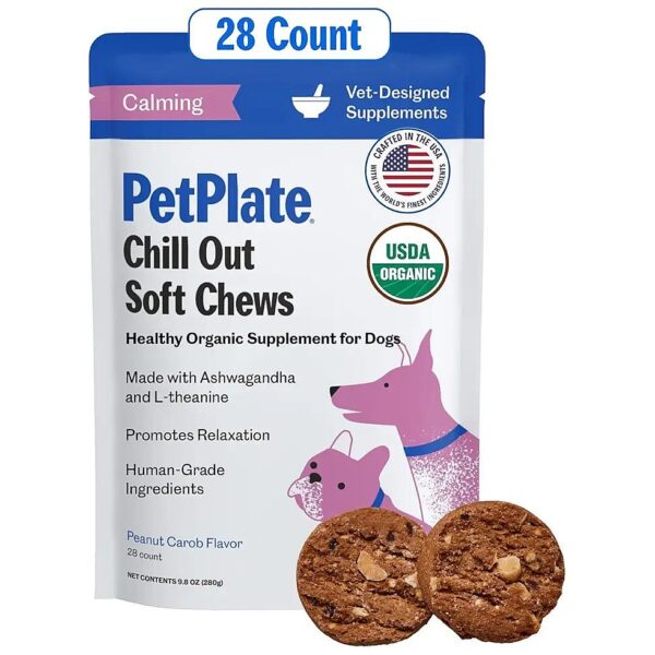 Calming and Relaxation Soft Chews with Unique Flavor and Human-Grade Ingredients for Dogs