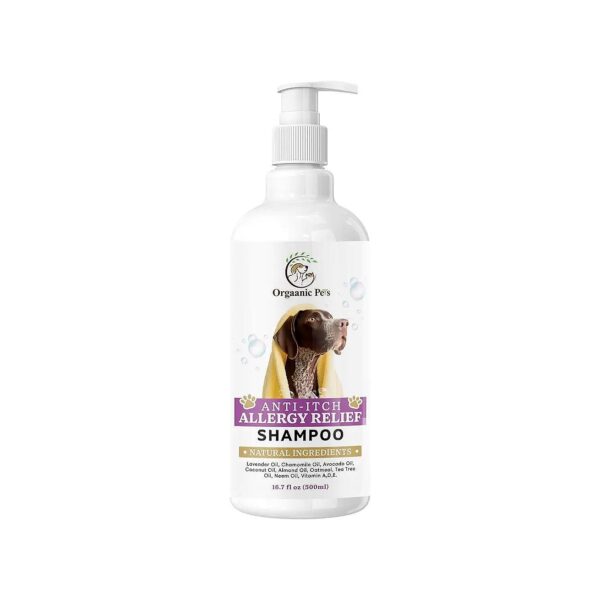 Calming and Soothing Dog Shampoo for Skin Relief and Allergies