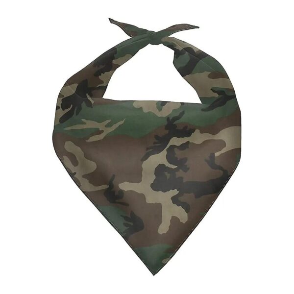 Camo Dog Scarf for Small Cats Available for Holiday and Party Wear