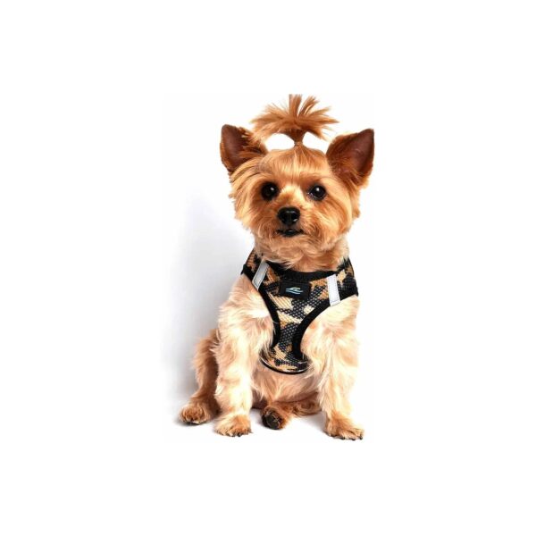 Camouflage Dog Harness with Choke Free Step in Design and Patented Technology