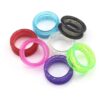 Candy Color Finger Inserts for Dog Grooming Shears with Soft Silica Rubber