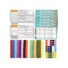 Canine Health Record Booklets and Puppy Whelping Collar Kit with Color Matching Stickers