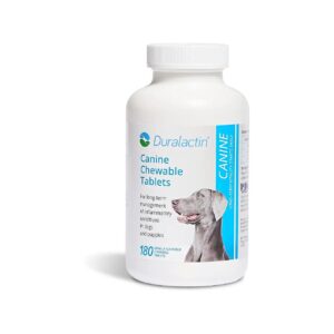 Canine Joint Health Supplement Tablets with Milk Protein for Dogs and Puppies