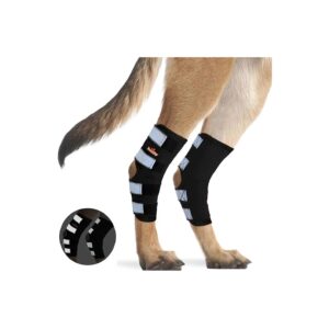 Canine Rear Hock Joint Support Braces for Arthritis Pain Relief and Stability