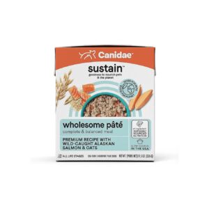 Canine Wholesome Pate Dog Food with Wild-Caught Salmon and No Fillers