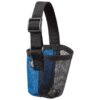 Canvas Small Adjustable Goat Muzzle with Blue Color and Adjustable Crown Strap