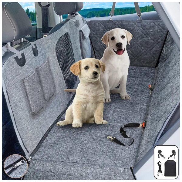 Car Backseat Seat Cover for Dogs with Scratchproof and Nonslip Design