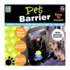 Car Barrier with Storage Pockets for Safe Pet Travel