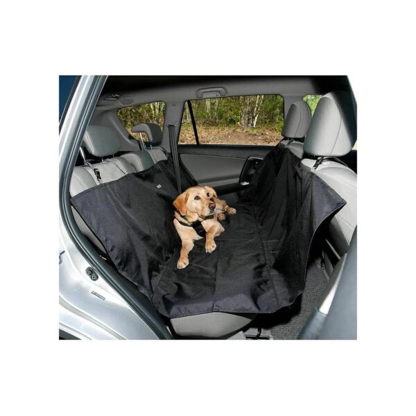 Car Rear Back Seat Protector with Underside Grip for Universal Fit and Convenience