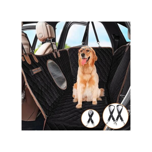 Car Seat Cover for Large Dogs - Waterproof and Stain-Resistant for Car Travel