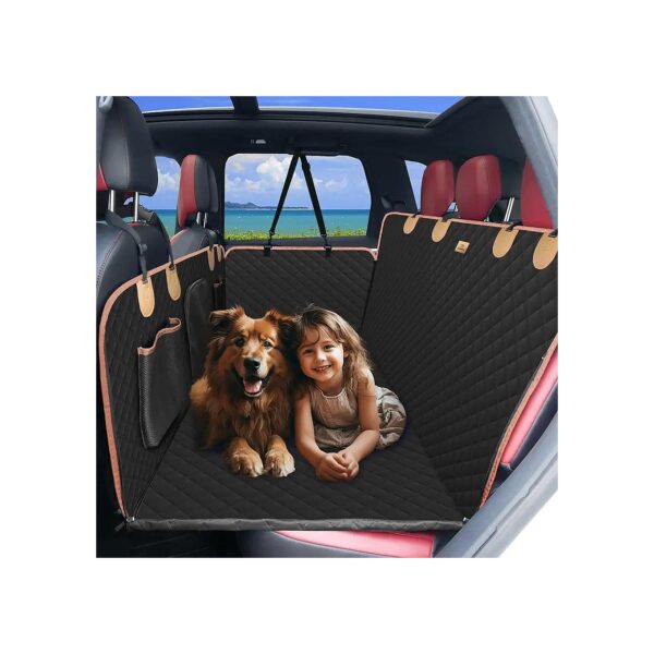 Car Seat Cover with Hard Support for Dogs and Cats - Foldable Camping Bed Mattress