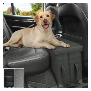 Car Seat Extender for Large Dogs up to 200lbs with Storage and Safety Features