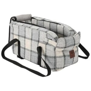 Car Seat for Small Dogs or Cats with Safety Net and Tethers