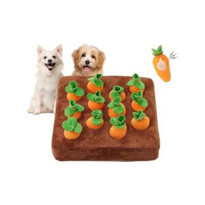 Carrot Dog Snuffle Mat and Puzzle Toys for Pet Stress Relief and Self-Discovery