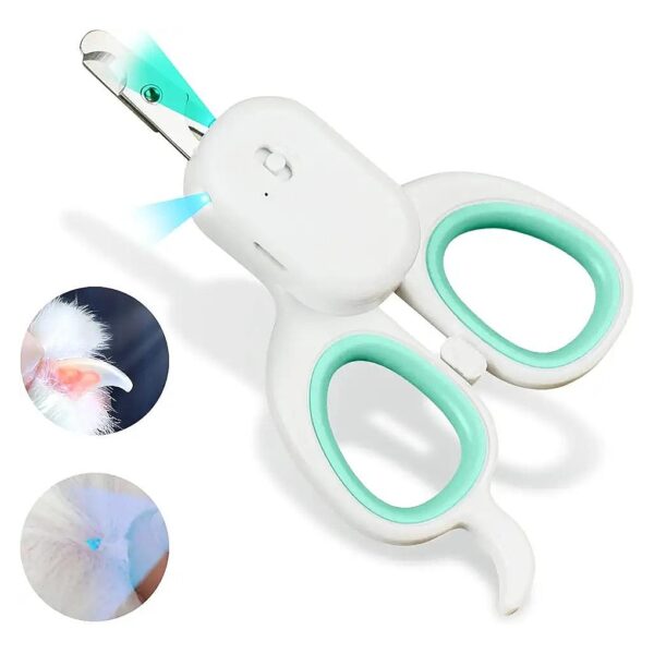 Cat Claw Trimmer with LED Light for Nail Trimming