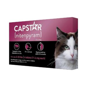 Cat Flea Treatment Tablets, Kills Fleas Fast, No Need for Prescription