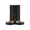 Cat Food Feeder with Voice Record Meal Call and Automatic Dispensing for Two Cats