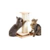 Cat Scratching Post with Sisal Ropes and Interactive TrackBall Toy for Indoor Cats