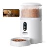 Cat and Dog Feeder with Night Vision Camera, Motion Alerts, and 2-Way Audio