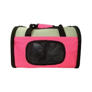 Cats, and Dogs - Pink Travel Bag with Breathable Mesh Sides and Oxford Cloth Material