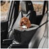 Center Console Dog Seat for Small Pets with Soft and Comfortable Design