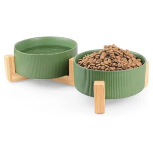 Ceramic Pet Bowls with Anti-Slip Base, Suitable for Small, Medium and Large Pets