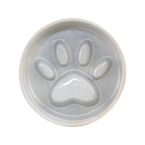 Ceramic Slow Feeder Dog Bowl with Anti-Vomiting Feature for Small to Medium Sized Dogs