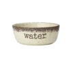 Ceramic Stoneware Water Dog Bowl with 4 Cup Capacity for Medium and Large Dogs and Cats