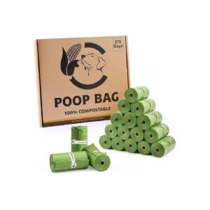 Certified Compostable Poop Bags for Dogs 270 Count