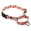 Charitable Dog Collar with RED Poppies Pattern - Donates to Dog Rescue for Every Sale