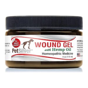 Chelated Silver Wound Gel with Hemp Oil for Cats and Dogs