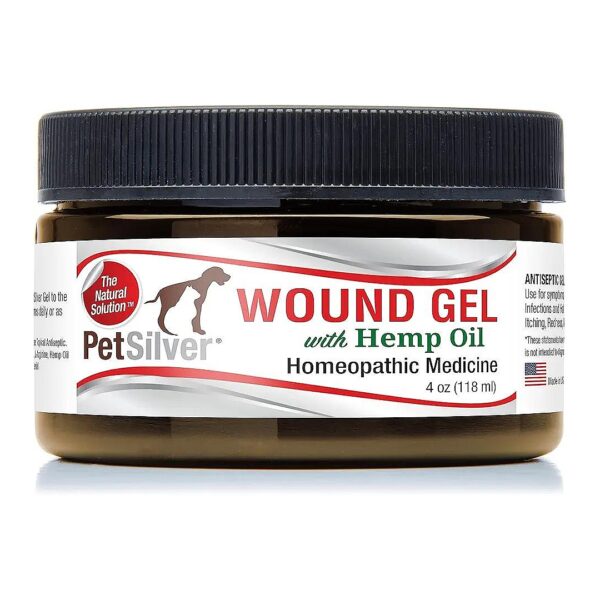 Chelated Silver Wound Gel with Hemp Oil for Cats and Dogs