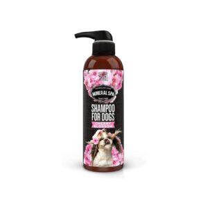 Cherry Blossom Dog Shampoo with Natural Mineral Formula for Softer Coat