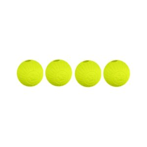 Chew King 3-Inch Dog Rubber Balls with Air Vent for Large Dog Play