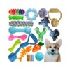 Chew Toys for Dogs, 12-Pack Dental Hygiene and Teething Toys