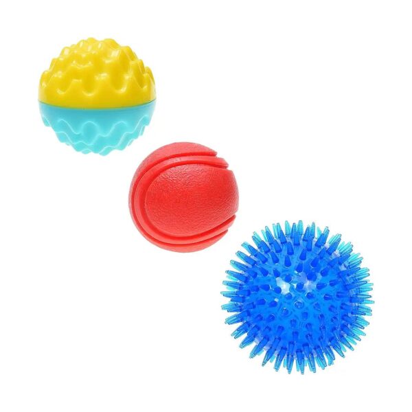 Chewable Thermoplastic Rubber Dog Toy Balls for Small Dogs and Puppies