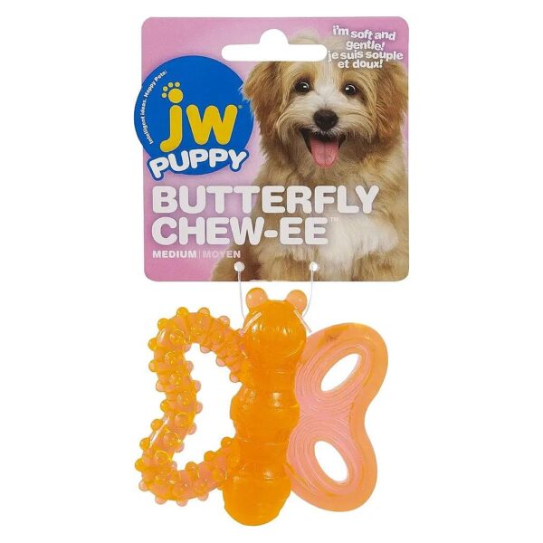 Chewable Toy for Puppies with Soft Material and Textured Design