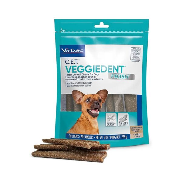 Chews for Small Dogs - Excellent Source of Fiber and Probiotics for Digestive Health