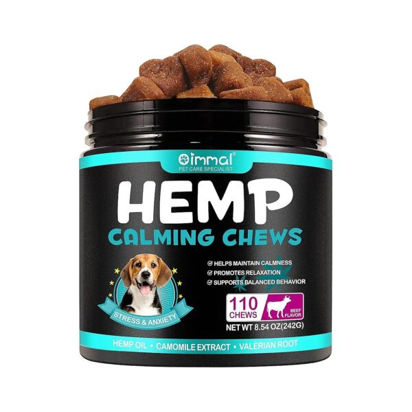 Chewy, and Delicious Hemp Oil Supplements for a Calm Dog