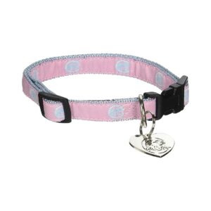 Chicago Cubs Dog Collar in Pink Color with Size Medium