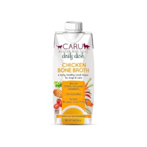 Chicken Broth Meal Topper for Pets - Hydrating and Delicious Nutrition Boost