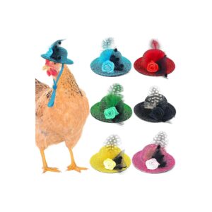 Chicken Fashion Accessories Tiny Hats for Hens in Soft and Lightweight Materials