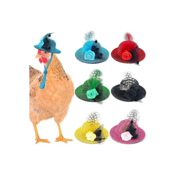 Chicken Fashion Accessories Tiny Hats for Hens in Soft and Lightweight Materials