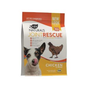 Chicken Flavor Joint Rescue Treat with Glucosamine Chondroitin for Dogs of All Ages